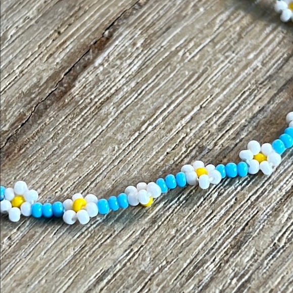 Pura Vida Bracelet Bundle Seed Bead Daisy Blue Yellow Gold Rare School ColorsSet - Picture 4 of 8